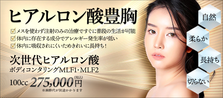 ヒアルロン酸豊胸